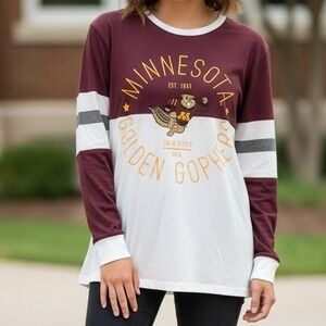 Rivalry Threads Minnesota Golden Gophers Long Sleeve Shirt Women's M 8 10
